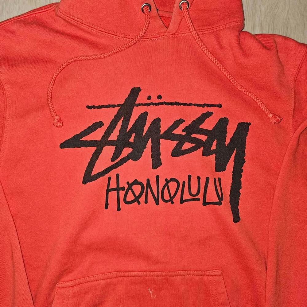 Red Stussy Honululu Hoodie (RARE DS)